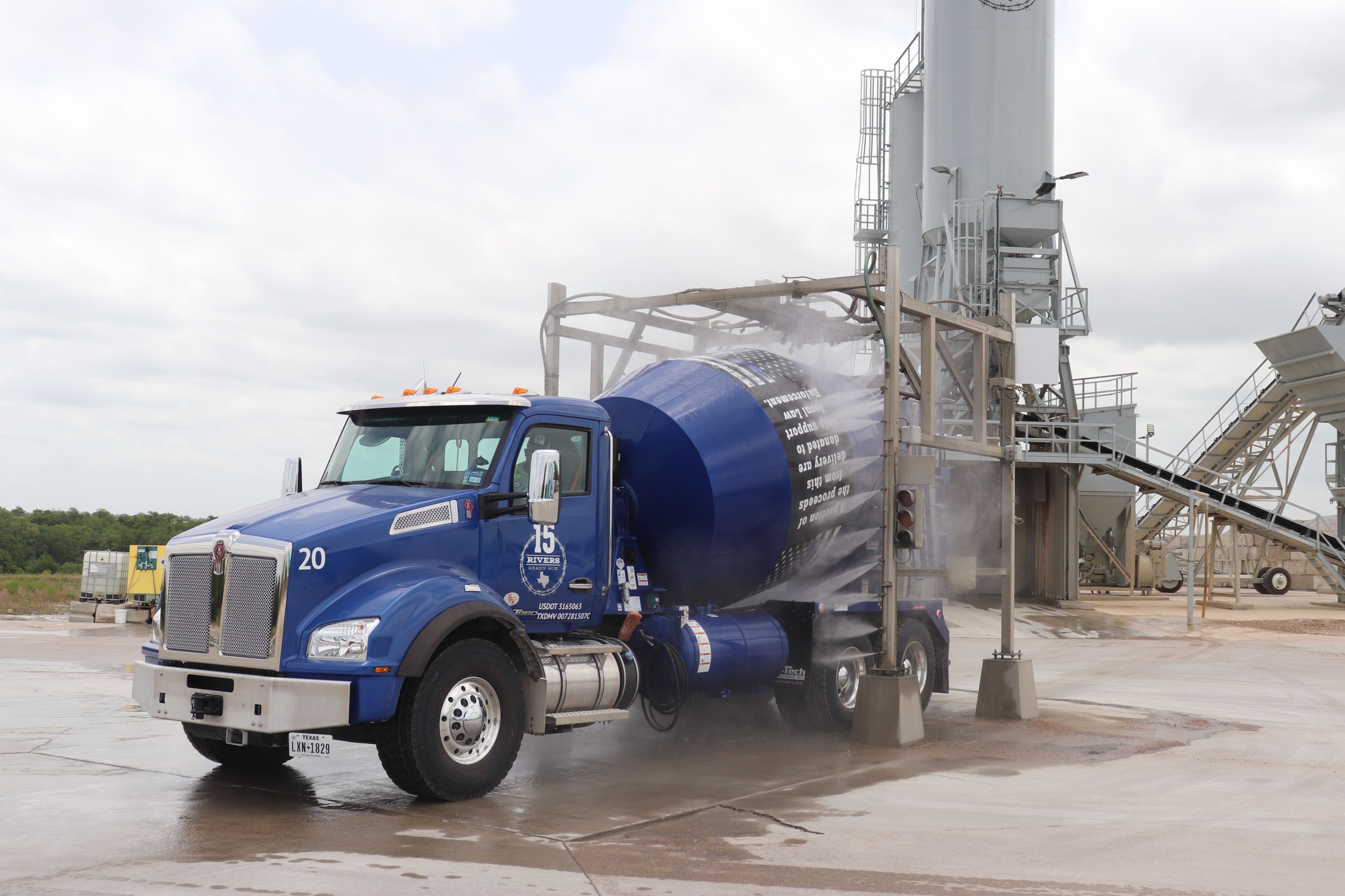 Load and Go Ready Mix Truck Wash System Donated to CIM Auction